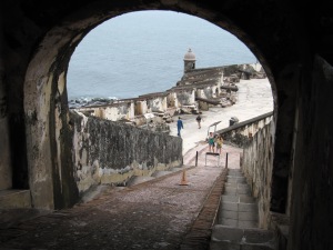 view inside the fort
