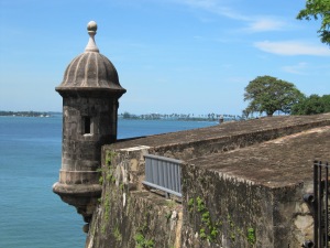 A typical view - watch tower in San Juan